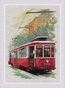 Cross stitch kit Old Tram - RIOLIS