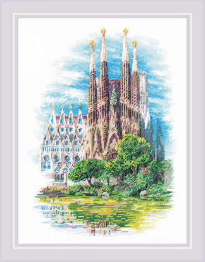 Cross stitch kit Sagrada Familia - RIOLIS