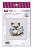 Cross stitch kit Siamese Kitten - RIOLIS