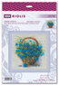 Borduurpakket Forget Me Nots in a Basket - RIOLIS