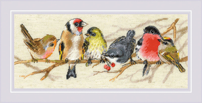 Cross stitch kit Birds on the Branch - RIOLIS