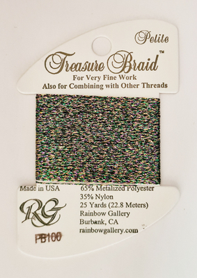 Petite Treasure Braid -  Mardi Gras - Rainbow Gallery