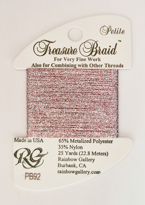 Petite Treasure Braid - Sweetheart Rose - Rainbow Gallery