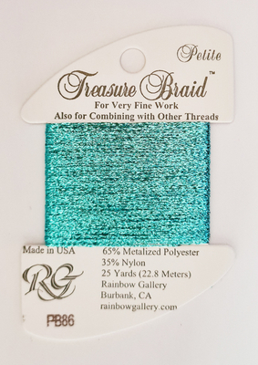 Petite Treasure Braid - Scuba Blue - Rainbow Gallery