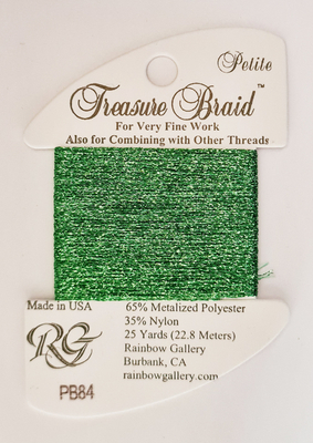 Petite Treasure Braid - Grass Green - Rainbow Gallery