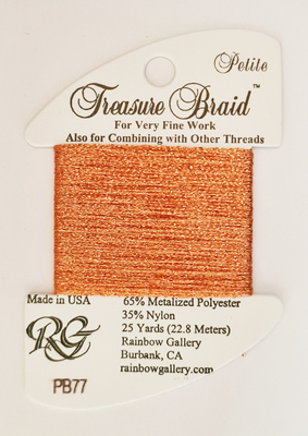 Petite Treasure Braid - Pumpkin - Rainbow Gallery